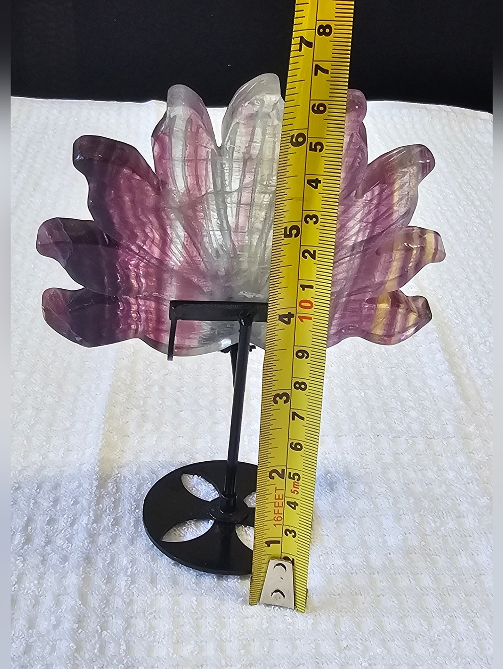 Natural Fluorite Nine-Tailed Fox - Picture 4 of 11